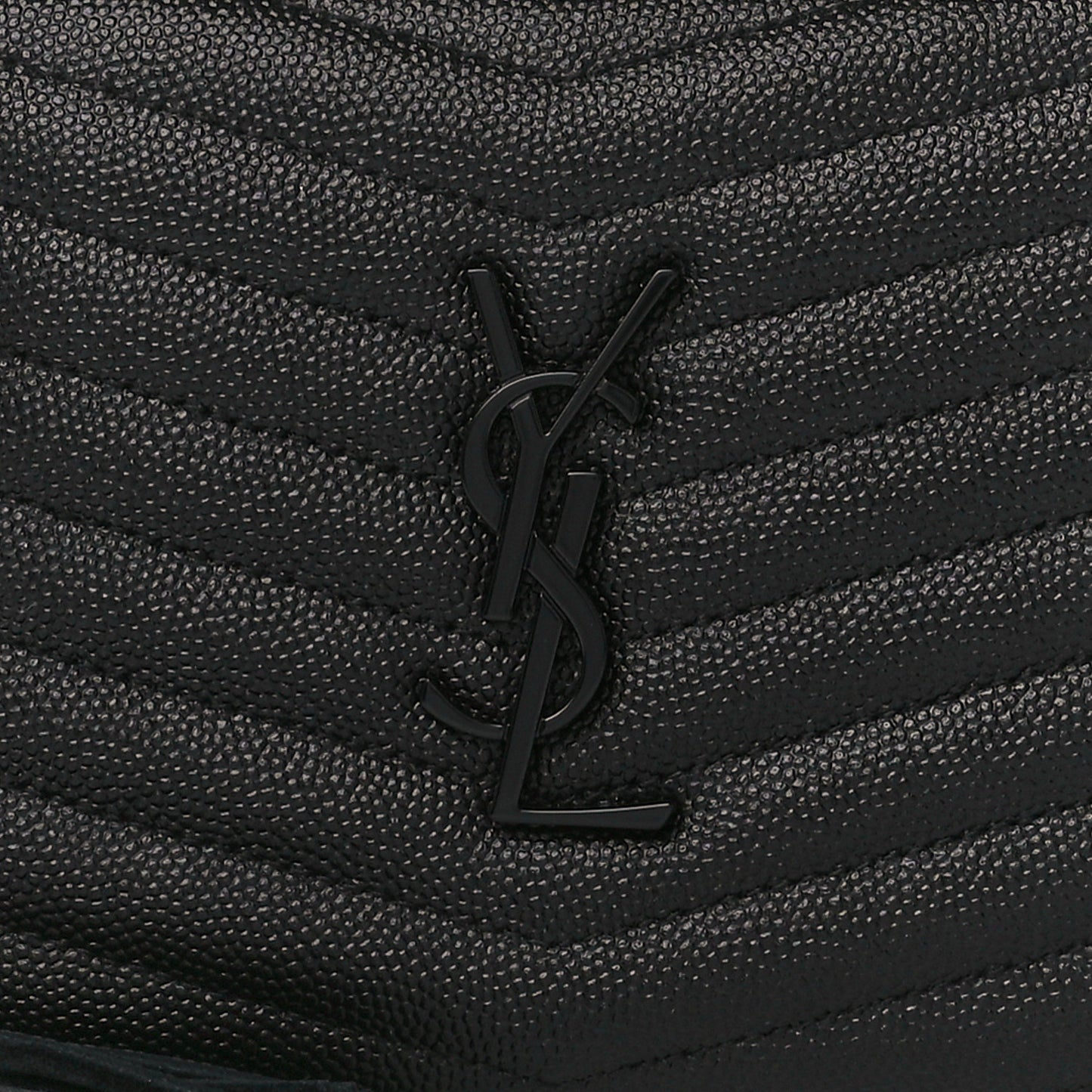 Grain De Poudre Matelasse Monogram Mini Lou Camera Bag Black