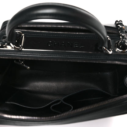 Chanel Calfskin Small Trendy CC Bowling Bag Black 5 of 9