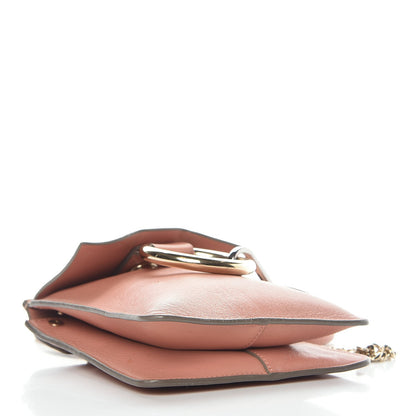 Chloe Suede Calfskin Mini Faye Bracelet Bag Ideal Blush 4 of 11