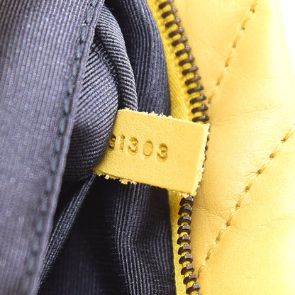 Lanvin Lambskin Quilted Small Happy Shoulder Bag Yellow 7 of 9