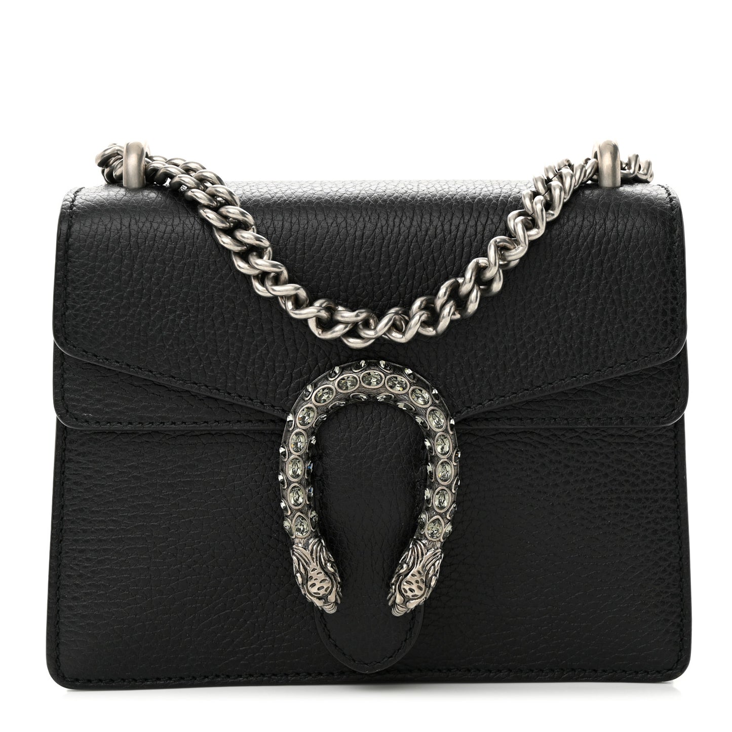 Calfskin Mini Dionysus Shoulder Bag Black