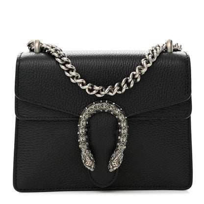 Gucci Calfskin Mini Dionysus Shoulder Bag Black 1 of 12