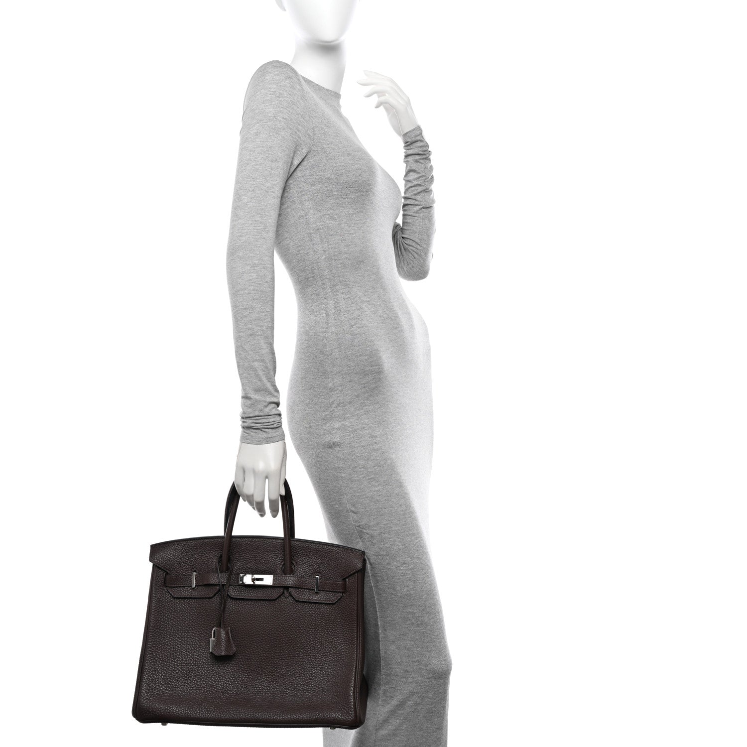 Hermes Fjord Birkin 35 Chocolate 2 of 16