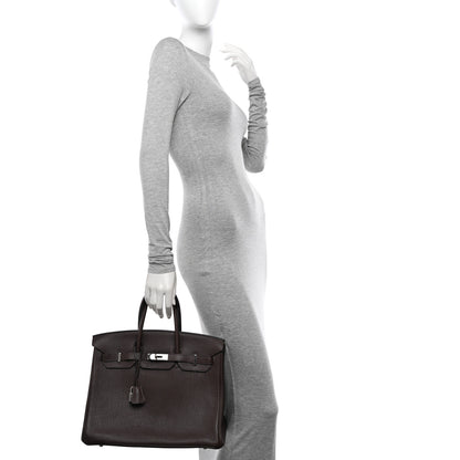 Hermes Fjord Birkin 35 Chocolate 2 of 16
