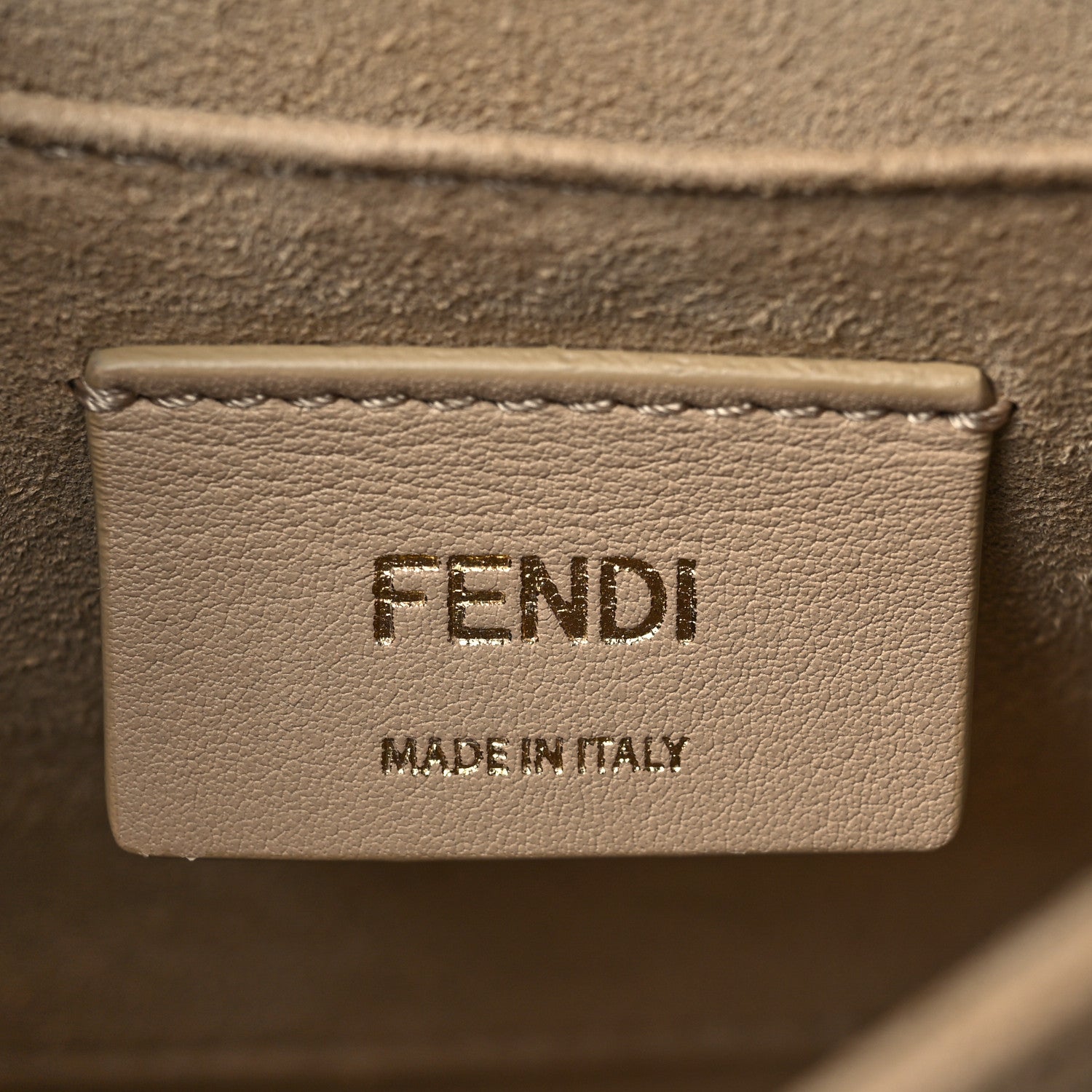 Fendi X FILA Vitello Liberty Mania Bi-Color FF 1974 Embossed Kan I Shoulder Bag White Nebula Multicolor 5 of 8