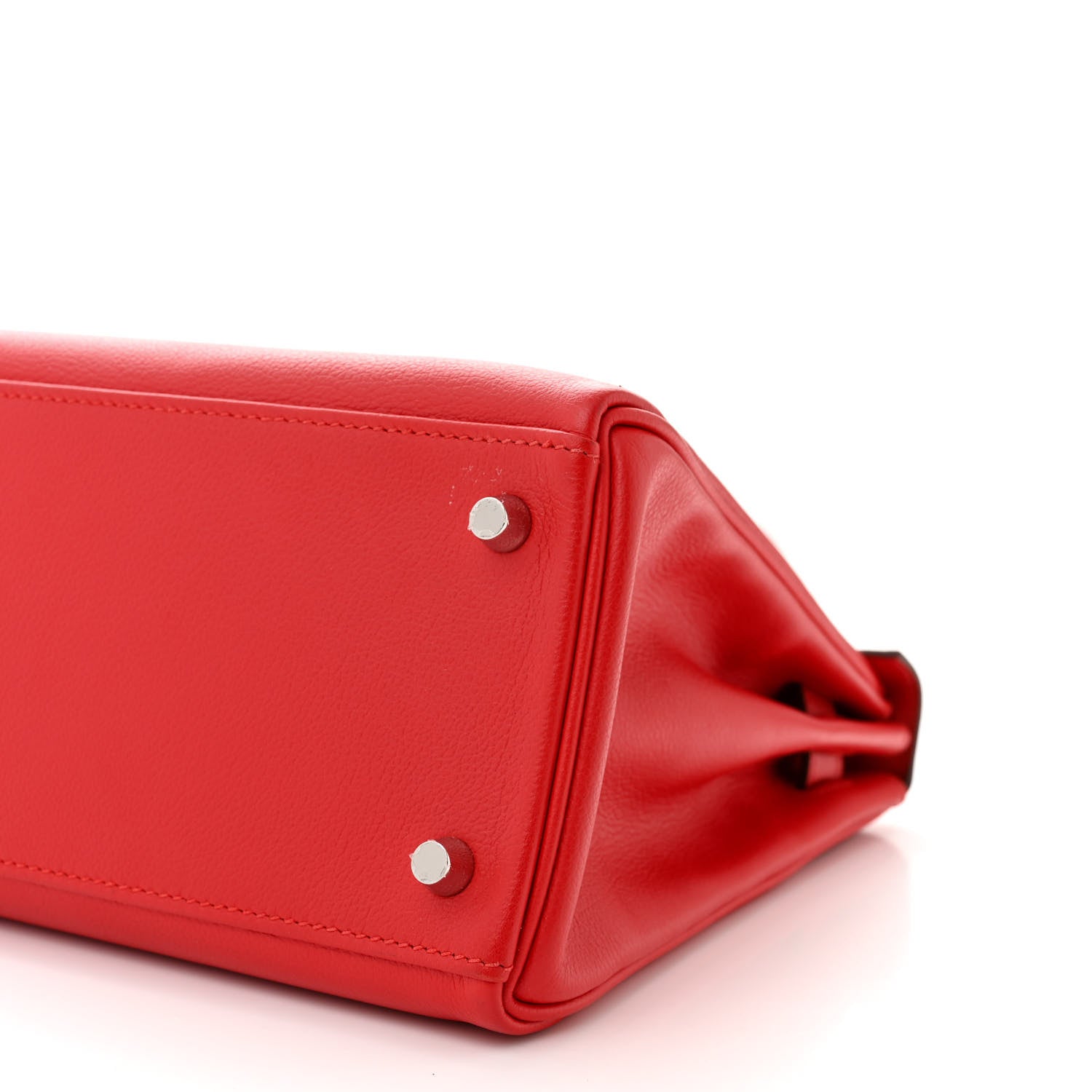 Hermes Evercolor Verso Kelly Retourne 28 Rouge De Coeur Rouge Grenat 10 of 16