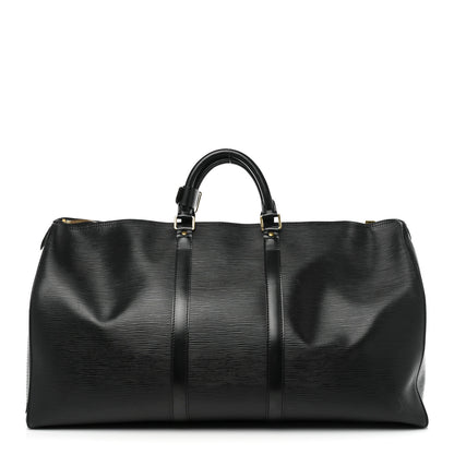 Louis Vuitton Epi Keepall 55 Black 1 of 12