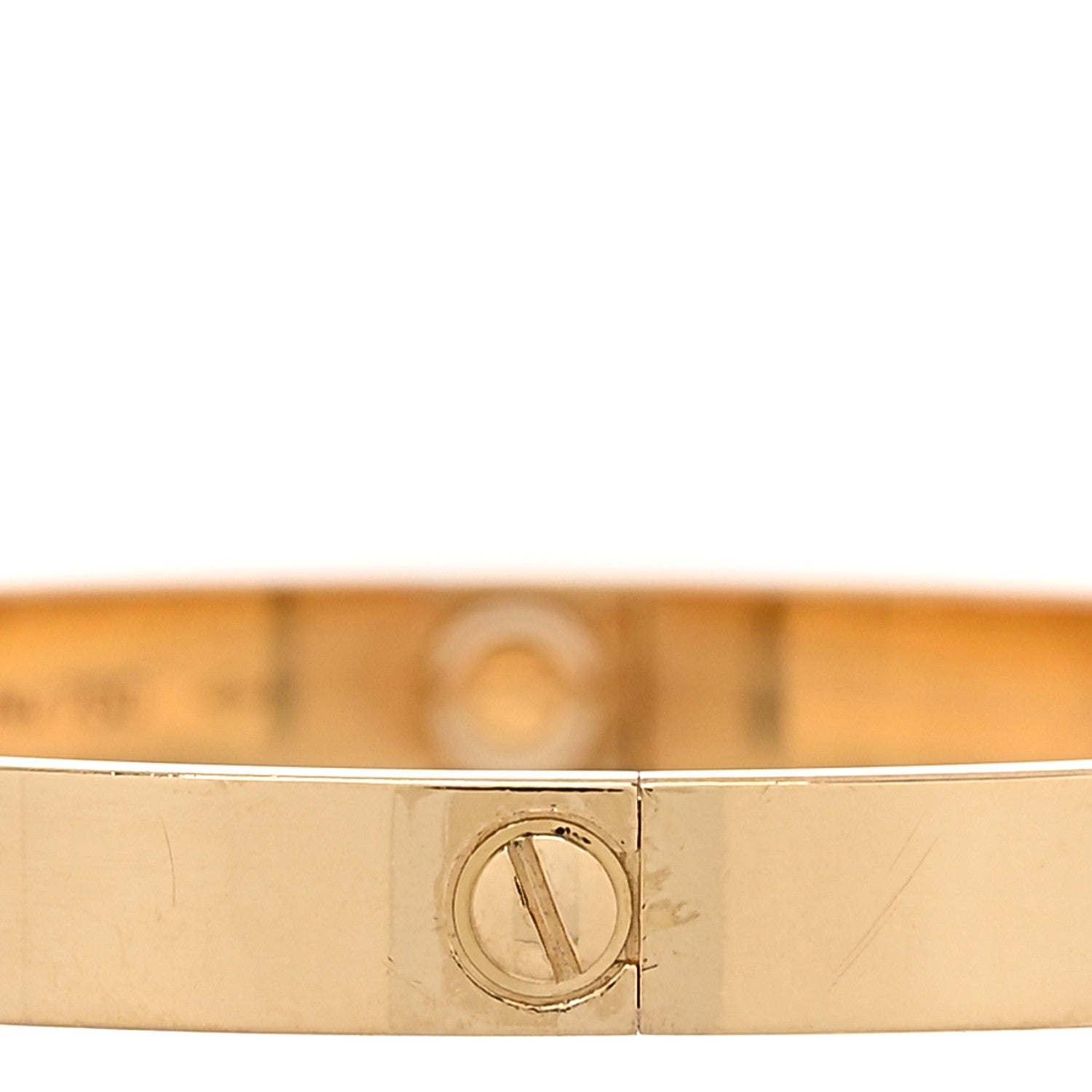 Cartier 18K Yellow Gold LOVE Bracelet 19 3 of 8