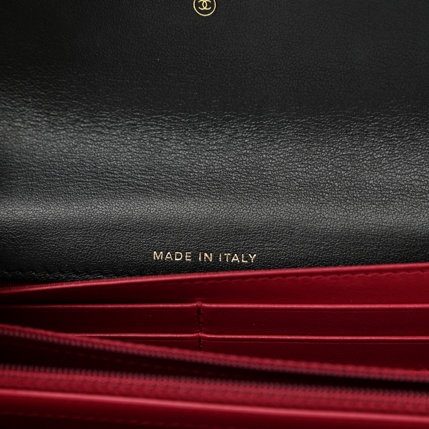 Chanel Lambskin Quilted Chanel 19 Flap Wallet Black 7 of 8