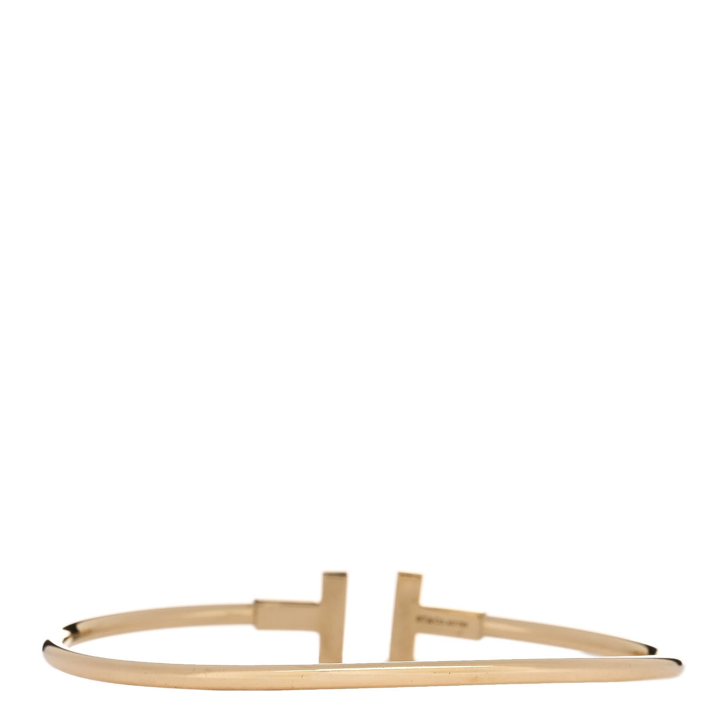 Tiffany 18K Yellow Gold T Wire Bracelet 2 of 3