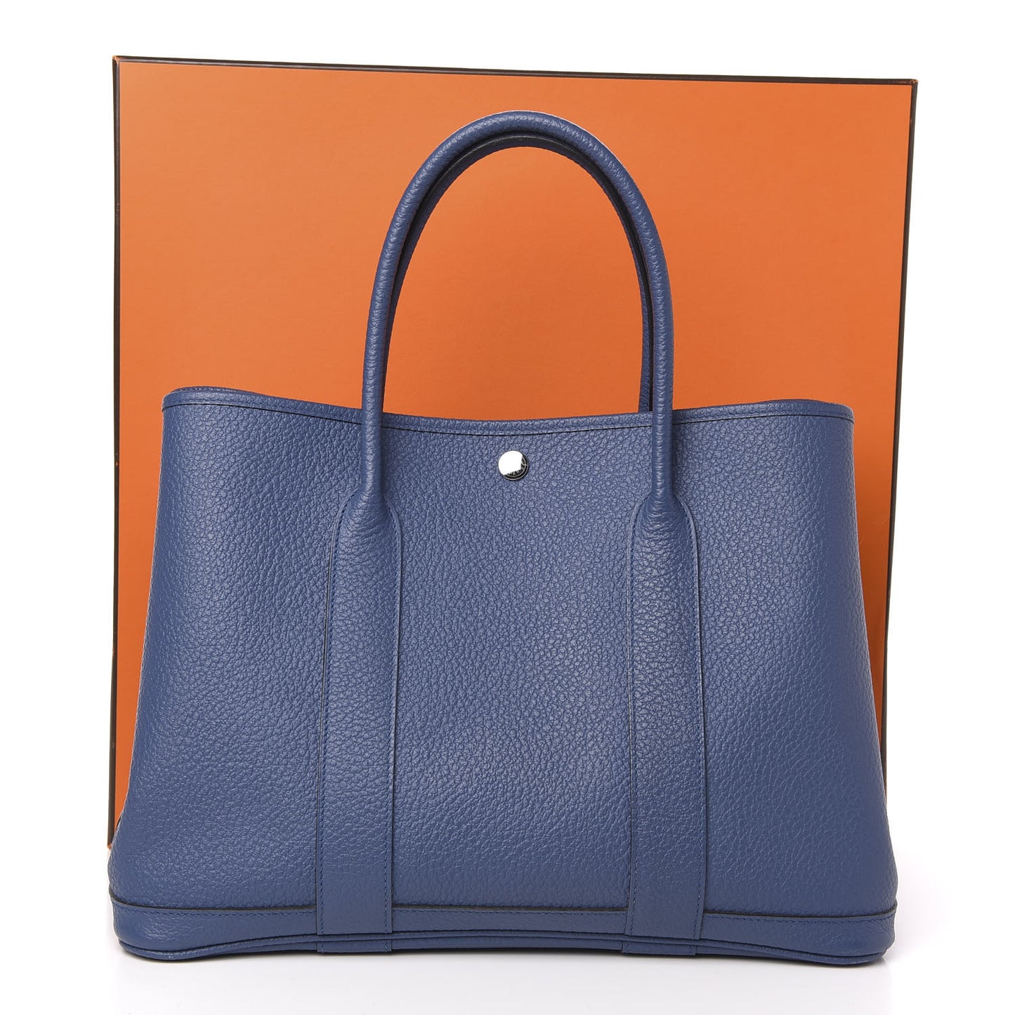 Vache Country Garden Party Tote 36 MM Bleu Agate