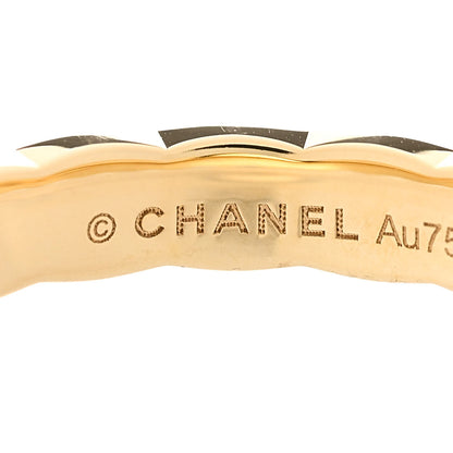 Chanel 18K Yellow Gold Mini Coco Crush Ring 55 7.25 4 of 6