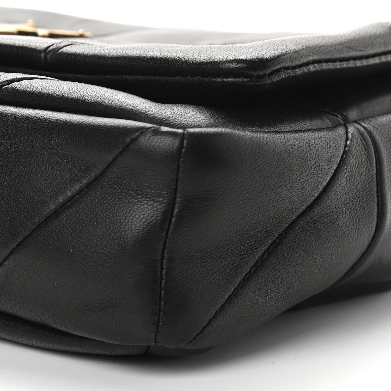 Saint Laurent Lambskin Patchwork Monogram Medium Jamie Black 9 of 9