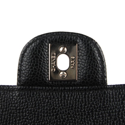 Chanel Caviar Quilted East West Flap Black 6 of 8
