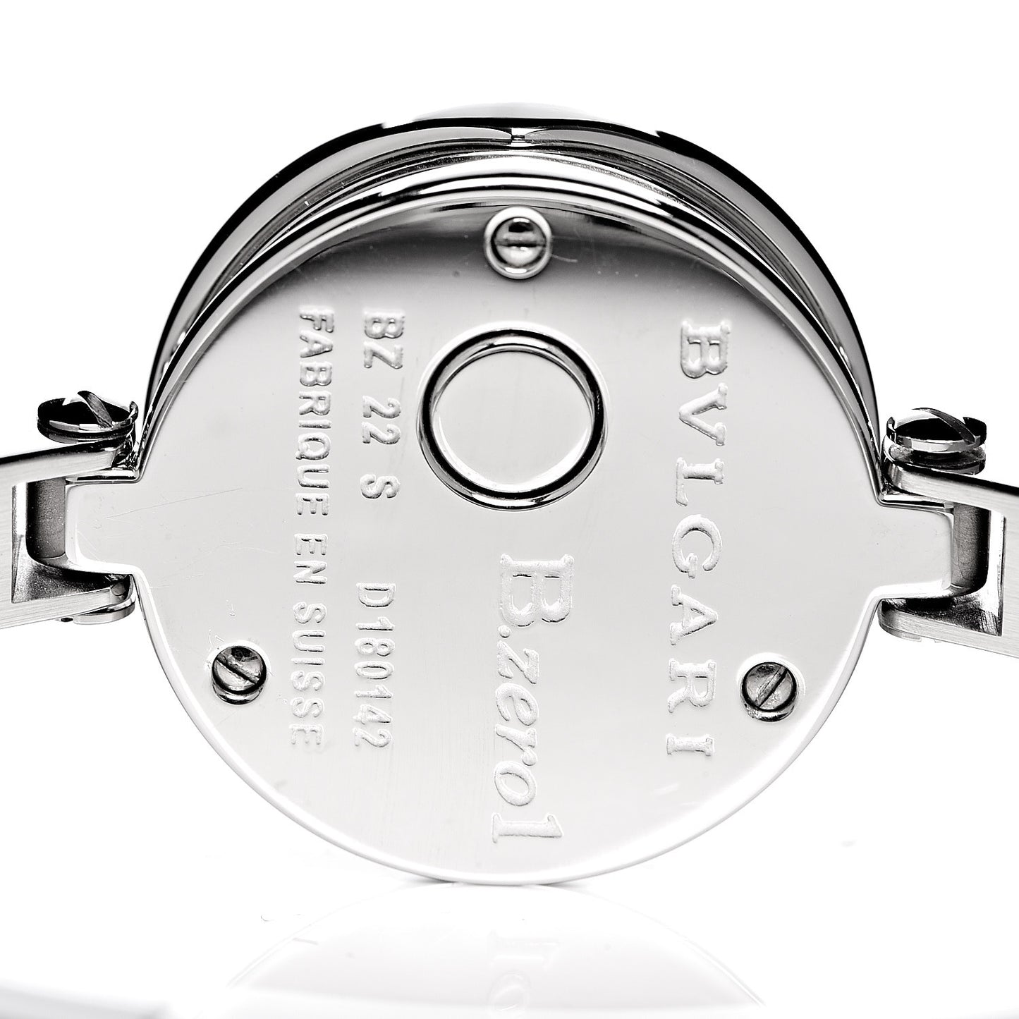 BVLGARI Stainless Steel Diamond Bezel 22mm B.Zero1 Quartz Watch
