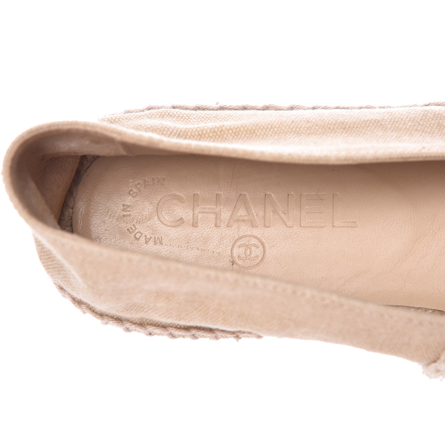 Toile CC Espadrilles 38 Beige Black