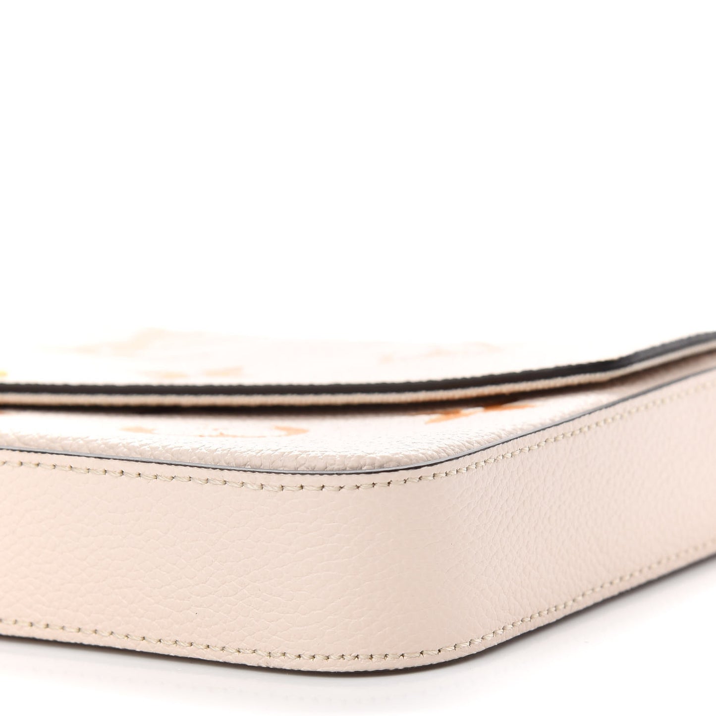 Empreinte Monogram Giant By The Pool Felicie Pochette Chain Wallet Cream Saffron