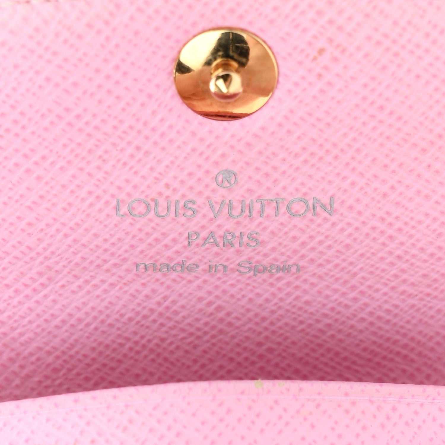 Louis Vuitton Monogram Multicolor Business Card Holder White Litchi 6 of 7