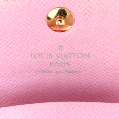 Louis Vuitton Monogram Multicolor Business Card Holder White Litchi 6 of 7