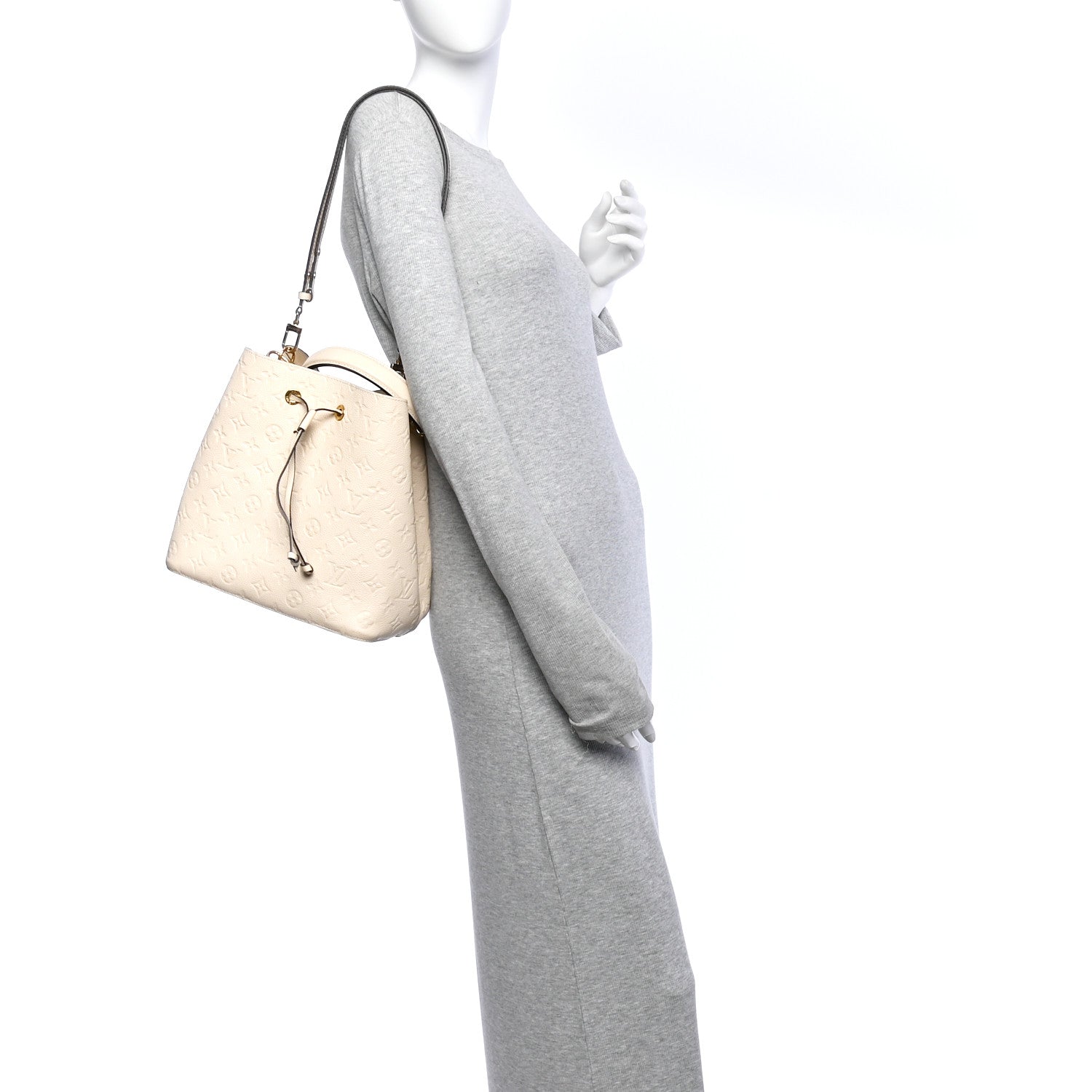 Louis Vuitton Empreinte Neonoe MM Cream 2 of 12