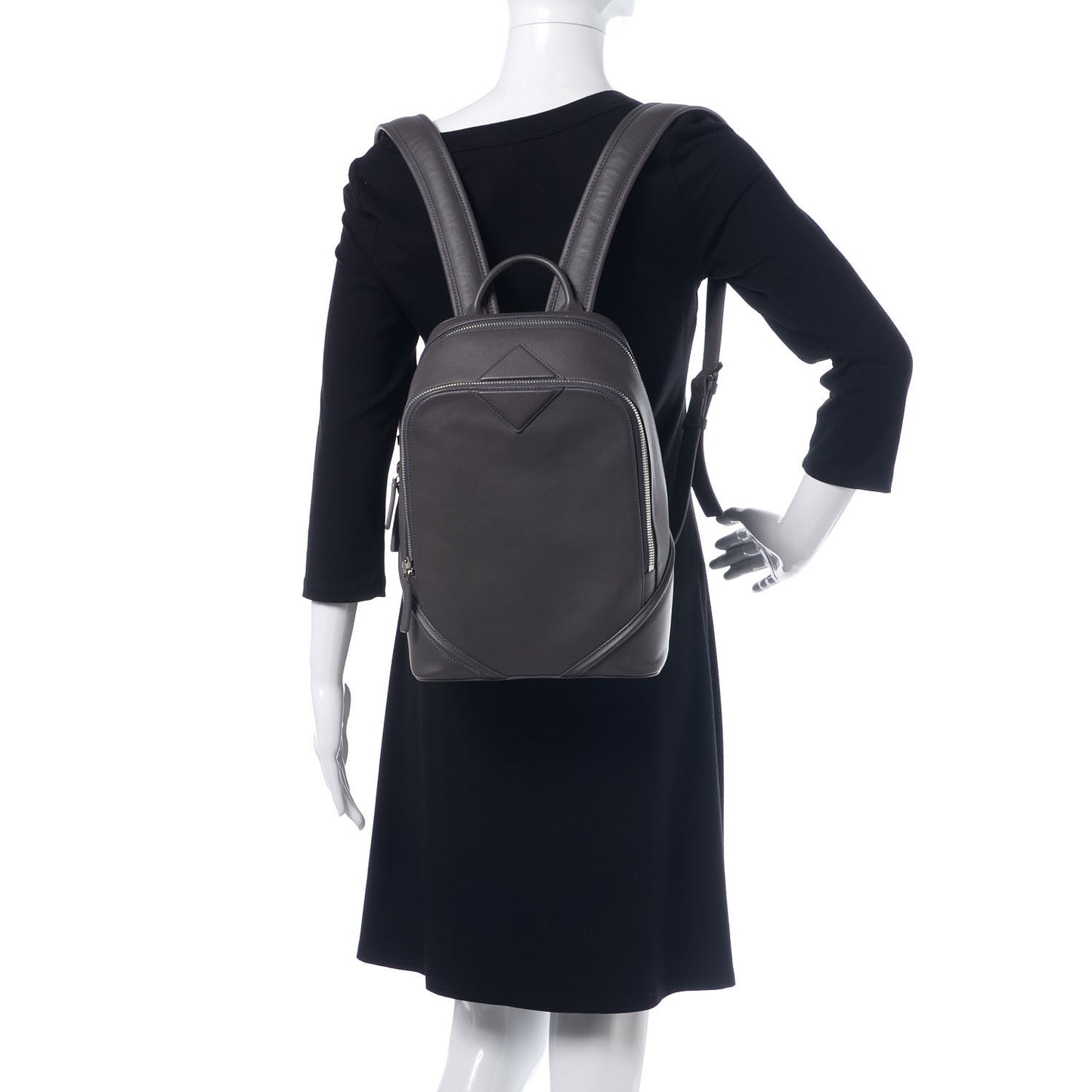 Nappa Duke Backpack Gray