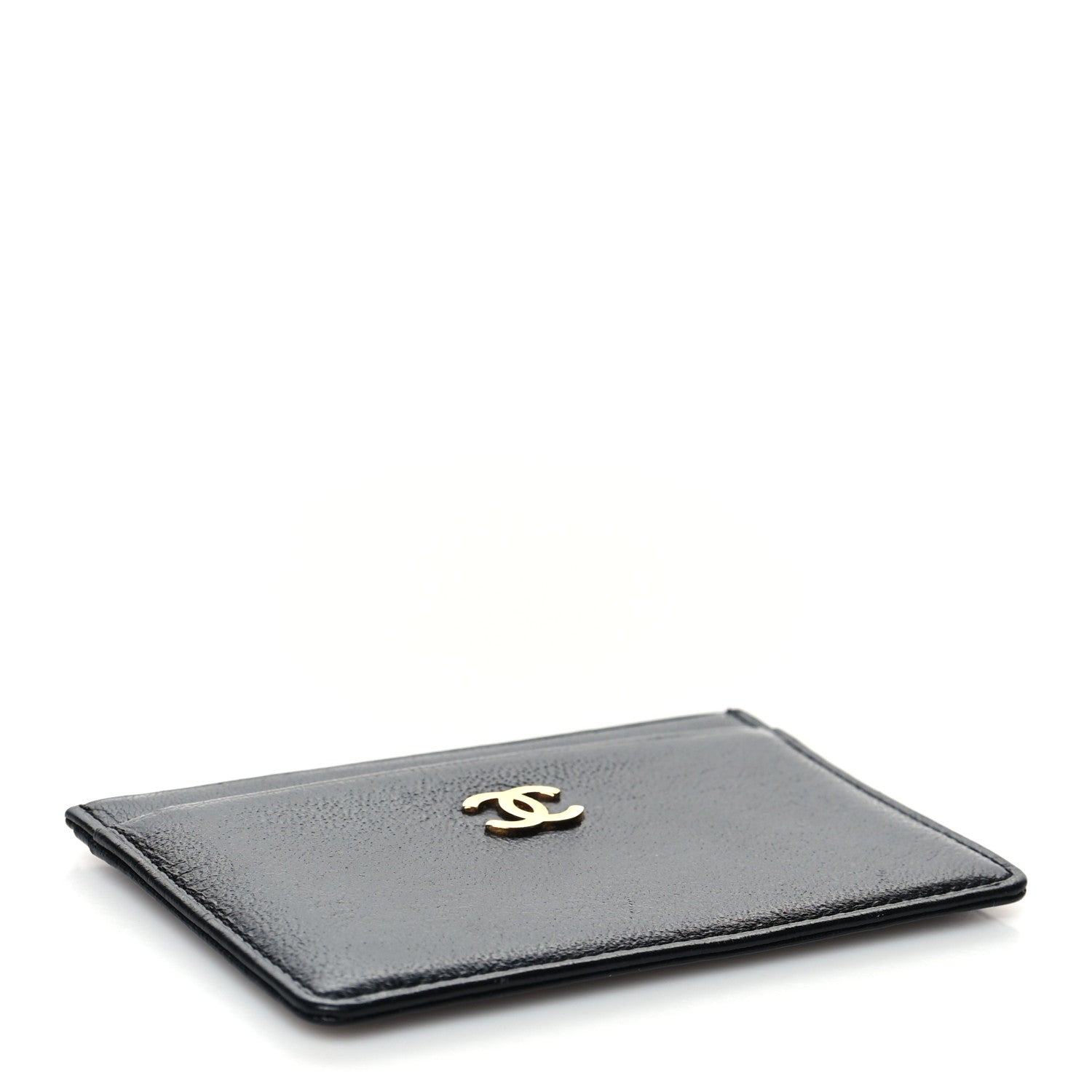 Chanel Goatskin CC Card Holder Black 4 of 8