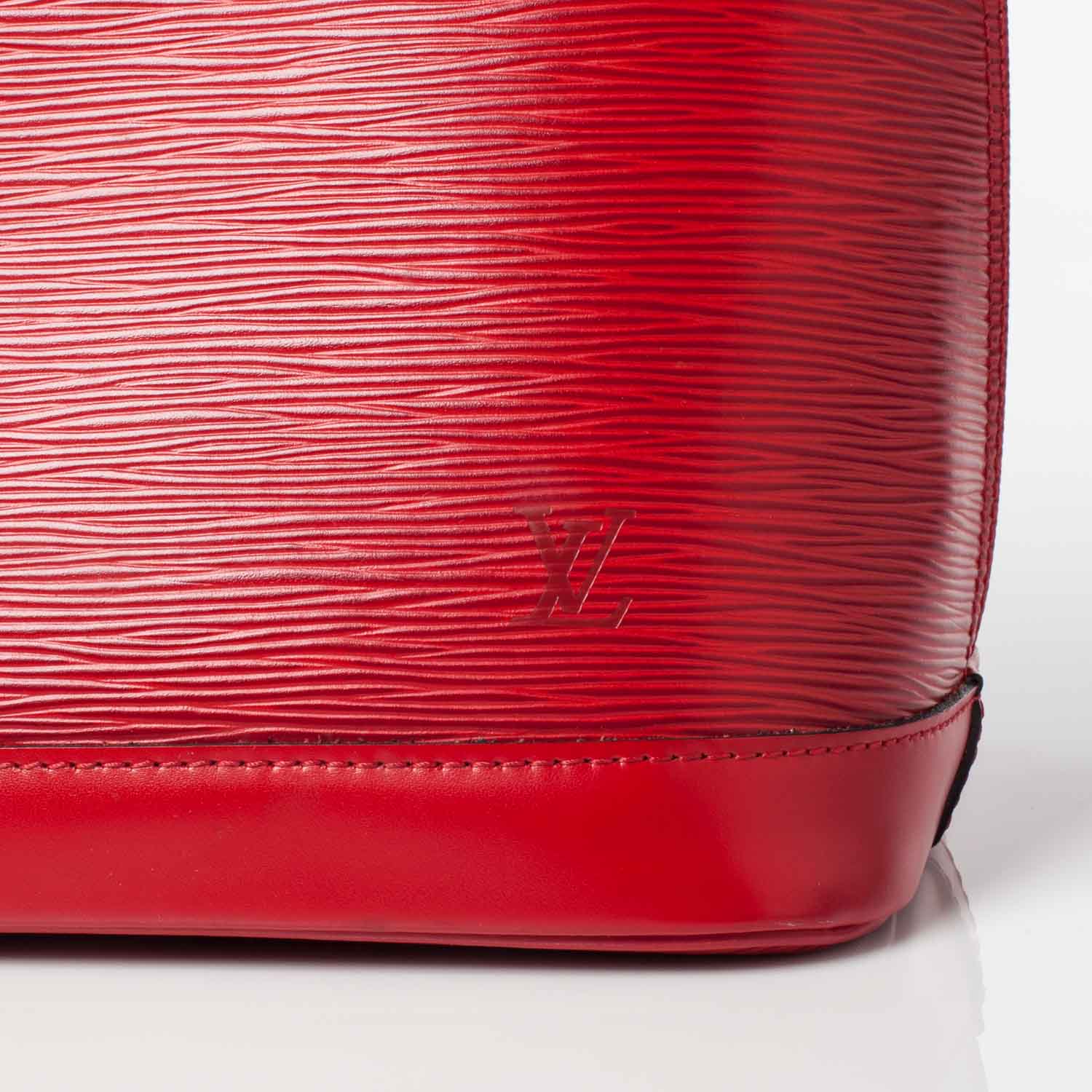 Louis Vuitton Epi Alma Red 5 of 9