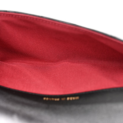 Chanel Goatskin Quilted Chanel 19 Glasses Case With Chain Black 5 of 10