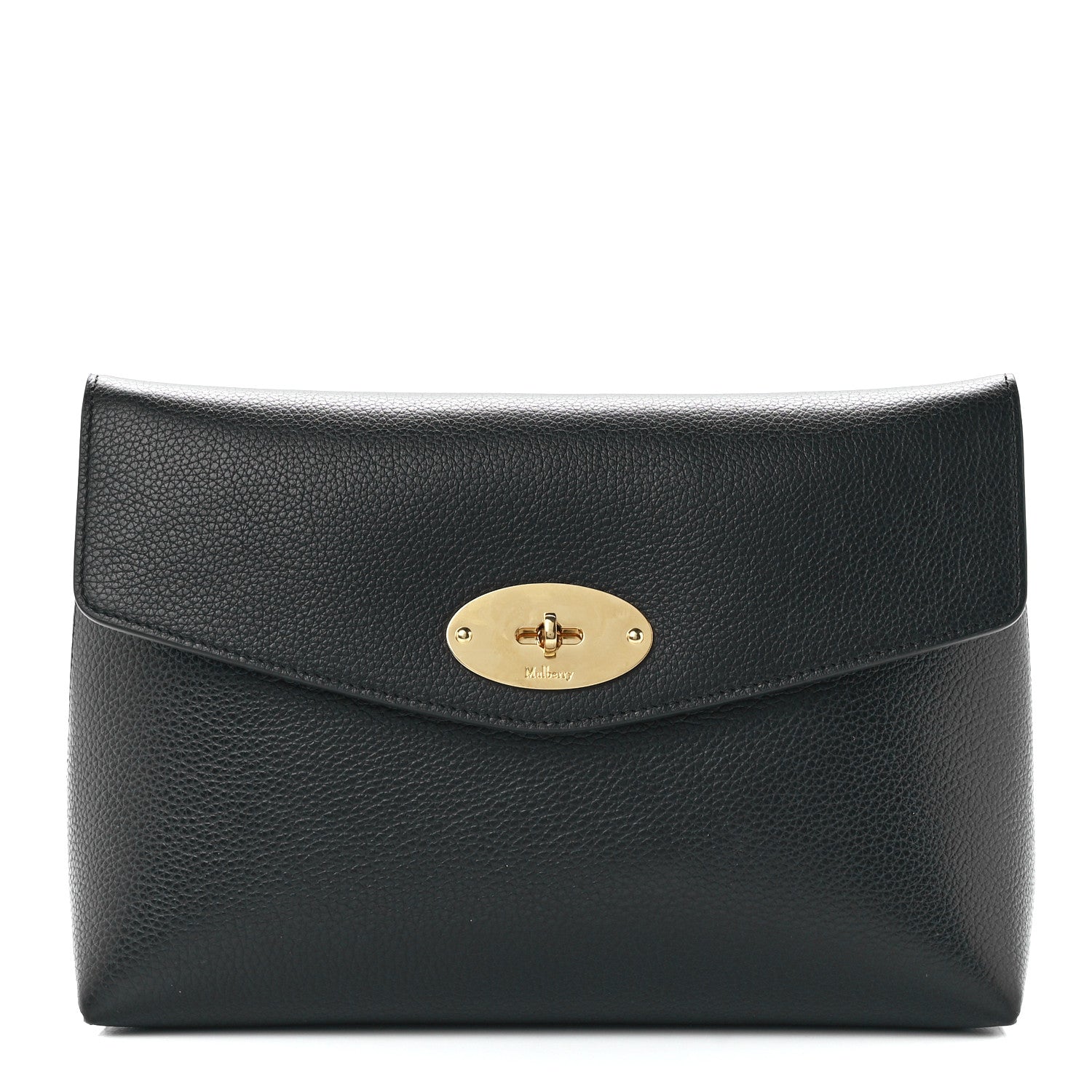 Mulberry Small Classic Grain Darley Cosmetic Pouch Black 1 of 11