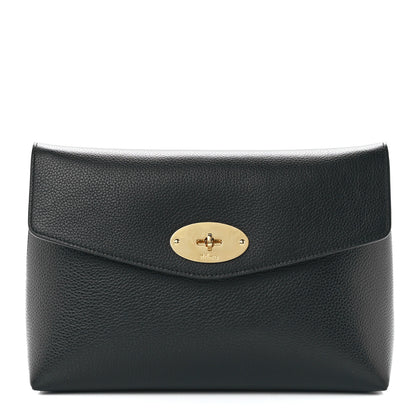 Mulberry Small Classic Grain Darley Cosmetic Pouch Black 1 of 11