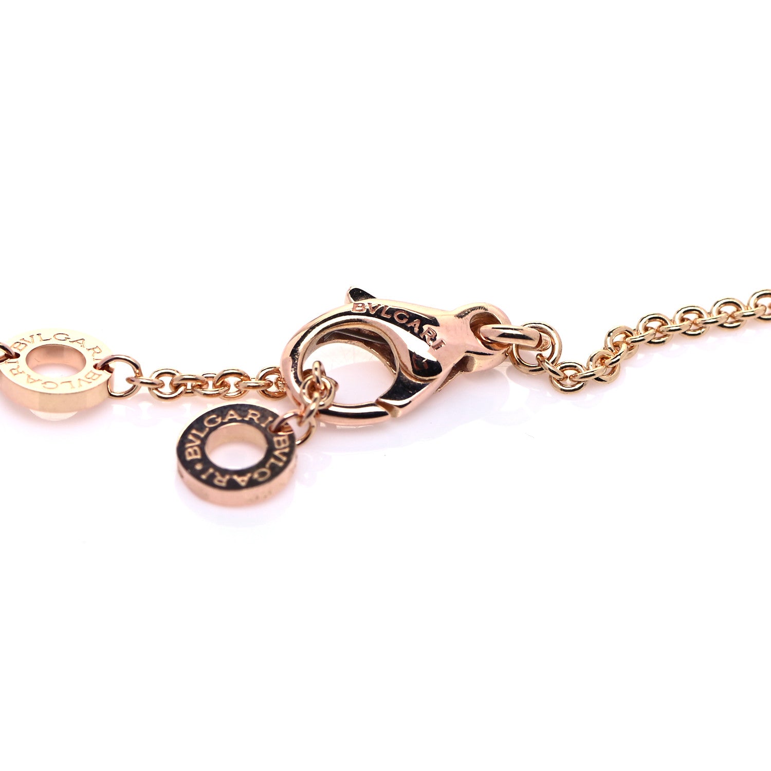 Bulgari 18K Rose Gold B.Zero1 Pendant Necklace 4 of 5