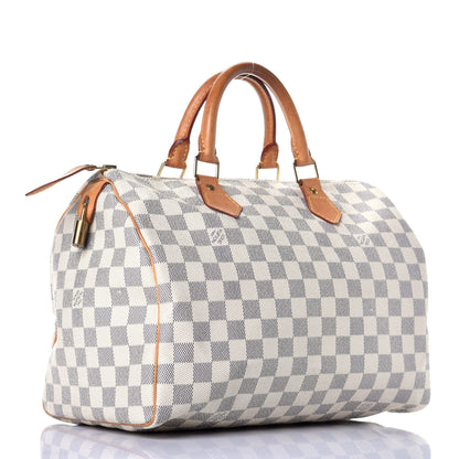 Louis Vuitton Damier Azur Speedy 30 3 of 10