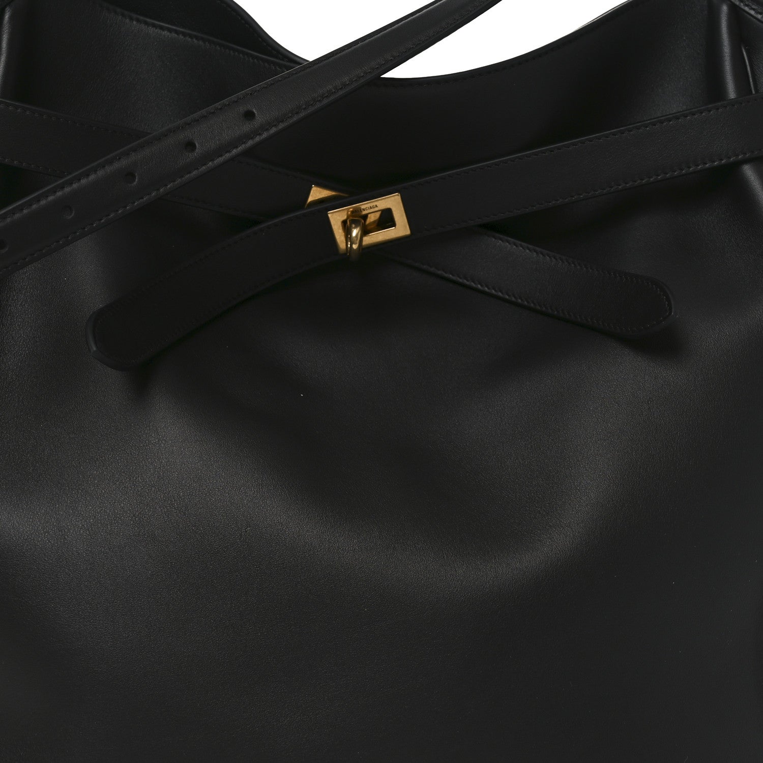 Balenciaga Smooth Calfskin Large Bel Air Hobo Black 7 of 10
