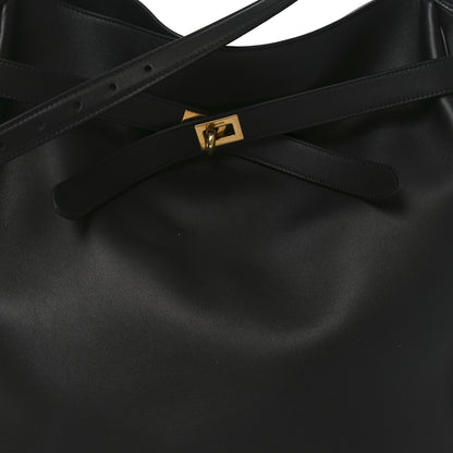 Balenciaga Smooth Calfskin Large Bel Air Hobo Black 7 of 10