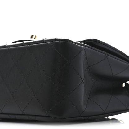 Chanel Lambskin Quilted Mini Square Flap Black 10 of 11