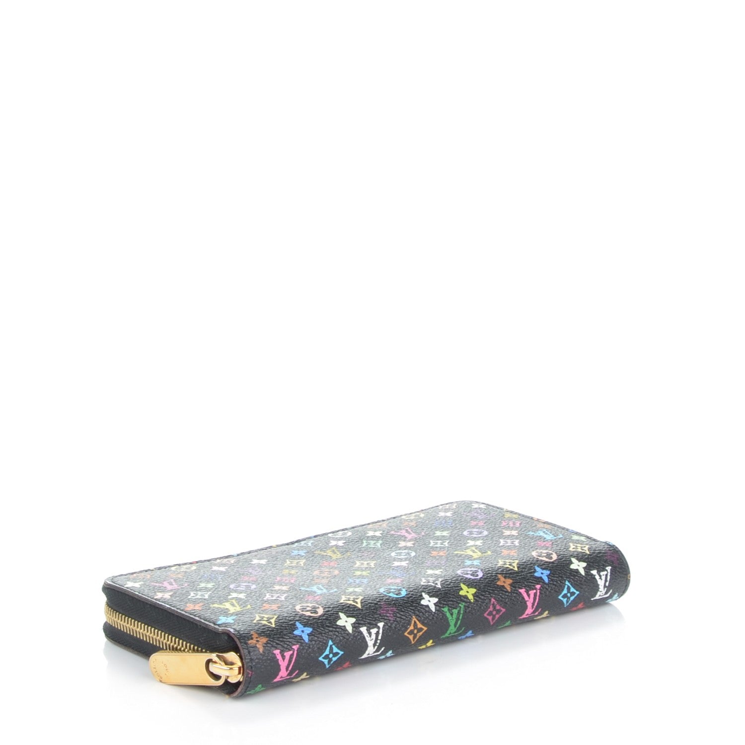 Louis Vuitton Monogram Multicolor Zippy Wallet Black Grenade 4 of 7