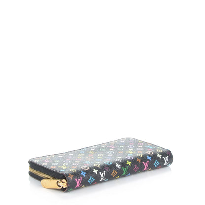 Louis Vuitton Monogram Multicolor Zippy Wallet Black Grenade 4 of 7