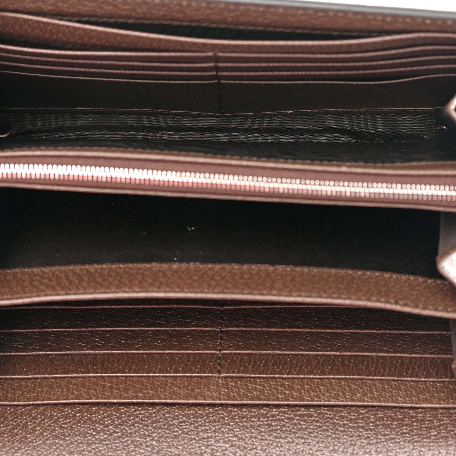 Gucci Monogram Jumbo GG Textured Dollar Calfskin Mini Dionysus Chain Wallet Camel Ebony New Acero 5 of 15