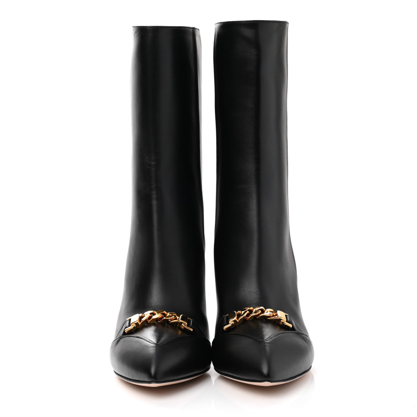 Nappa Mid Ankle Boots 38.5 Black