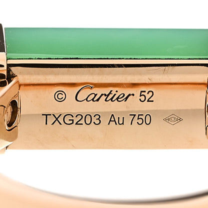 Cartier 18K Pink Gold Chrysoprase Amethyst Les Berlingots de Cartier Ring 52 6 5 of 6