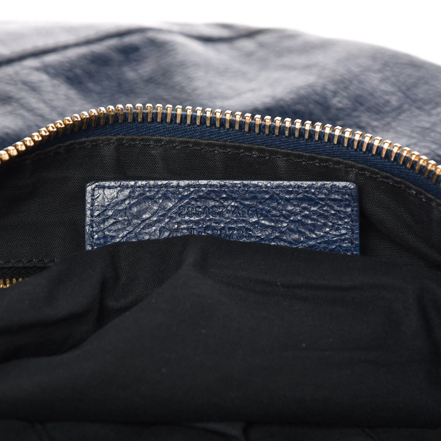 Agneau Giant 12 Gold Hardware Day Hobo Bleu Mineral