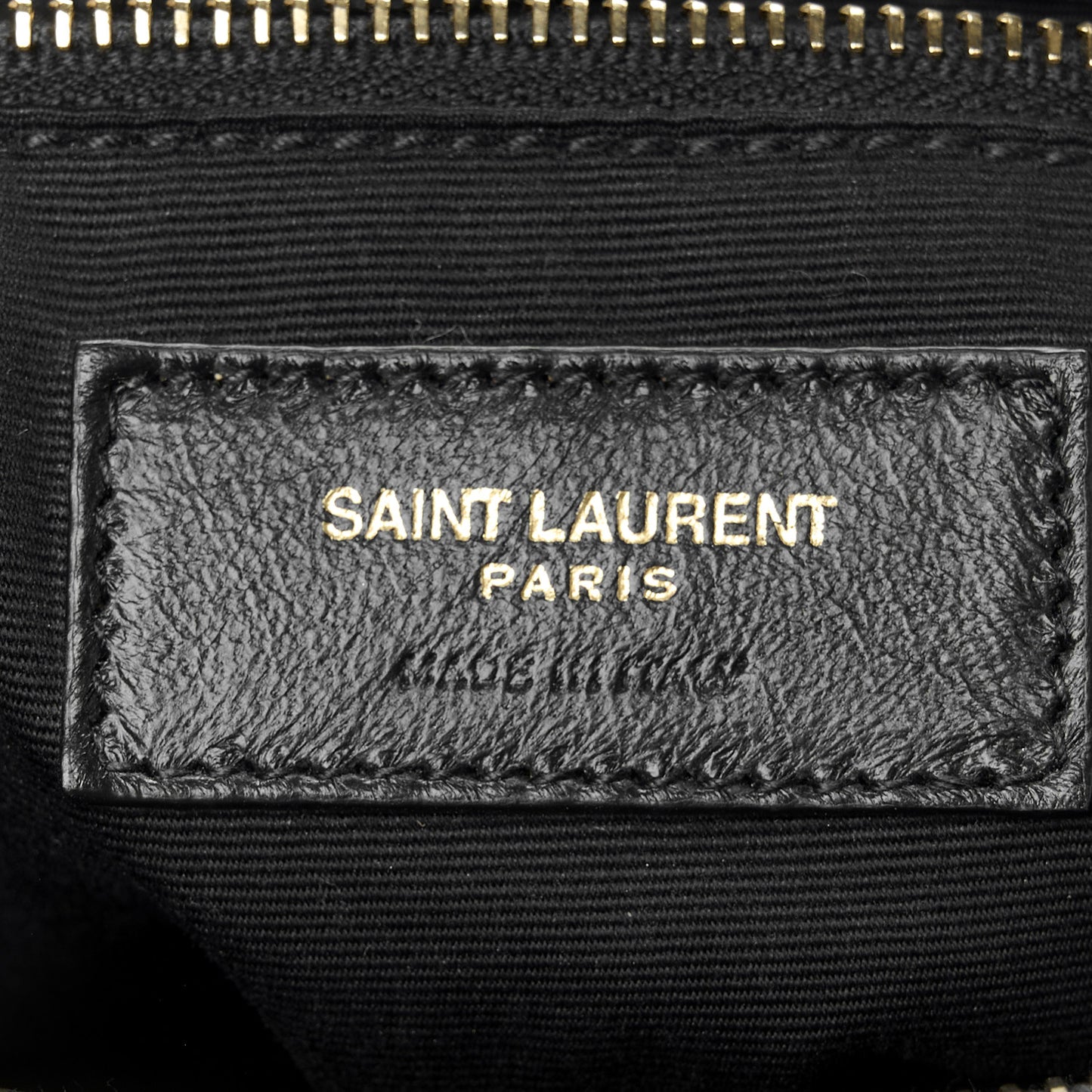Calfskin Y Quilted Monogram Large Loulou Chain Satchel Black