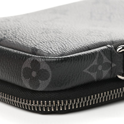 Louis Vuitton Monogram Eclipse Reverse Double Phone Pouch 9 of 10