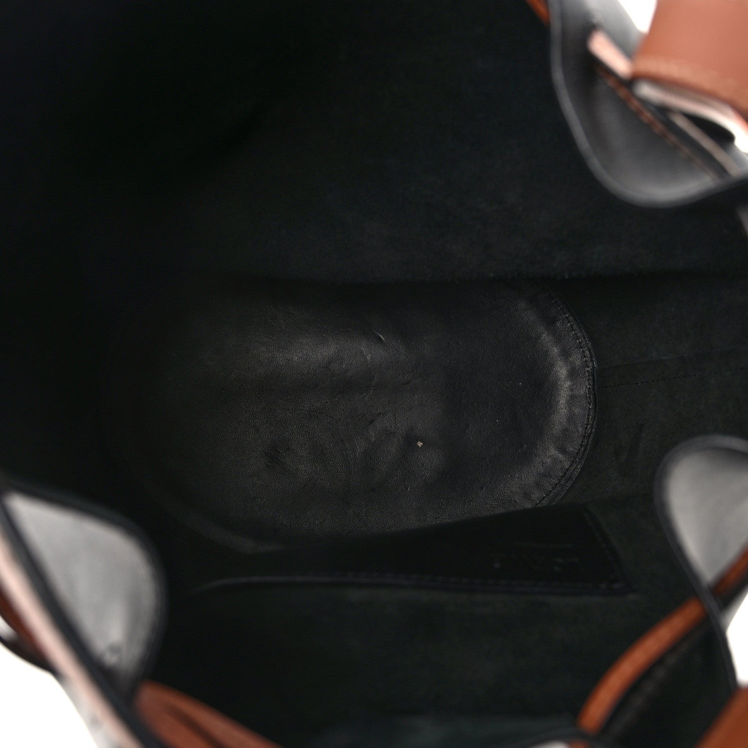 Loewe Calfskin Balloon Bucket Bag Black Tan 5 of 13