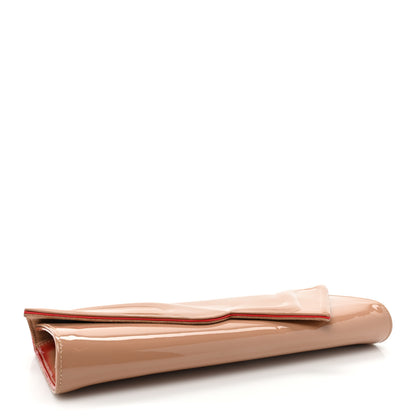 Christian Louboutin Patent So Kate Baguette Clutch Nude 4 of 13