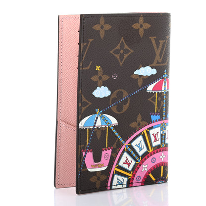 Louis Vuitton Monogram 2020 Christmas Animation Big Wheel Passport Cover Rose Ballerine 3 of 7