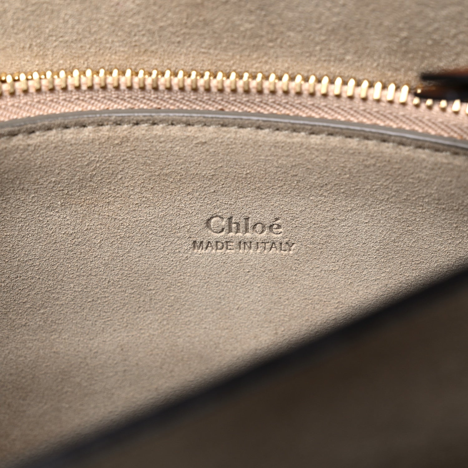Chloe Suede Calfskin Medium Faye Shoulder Bag Tobacco 6 of 18