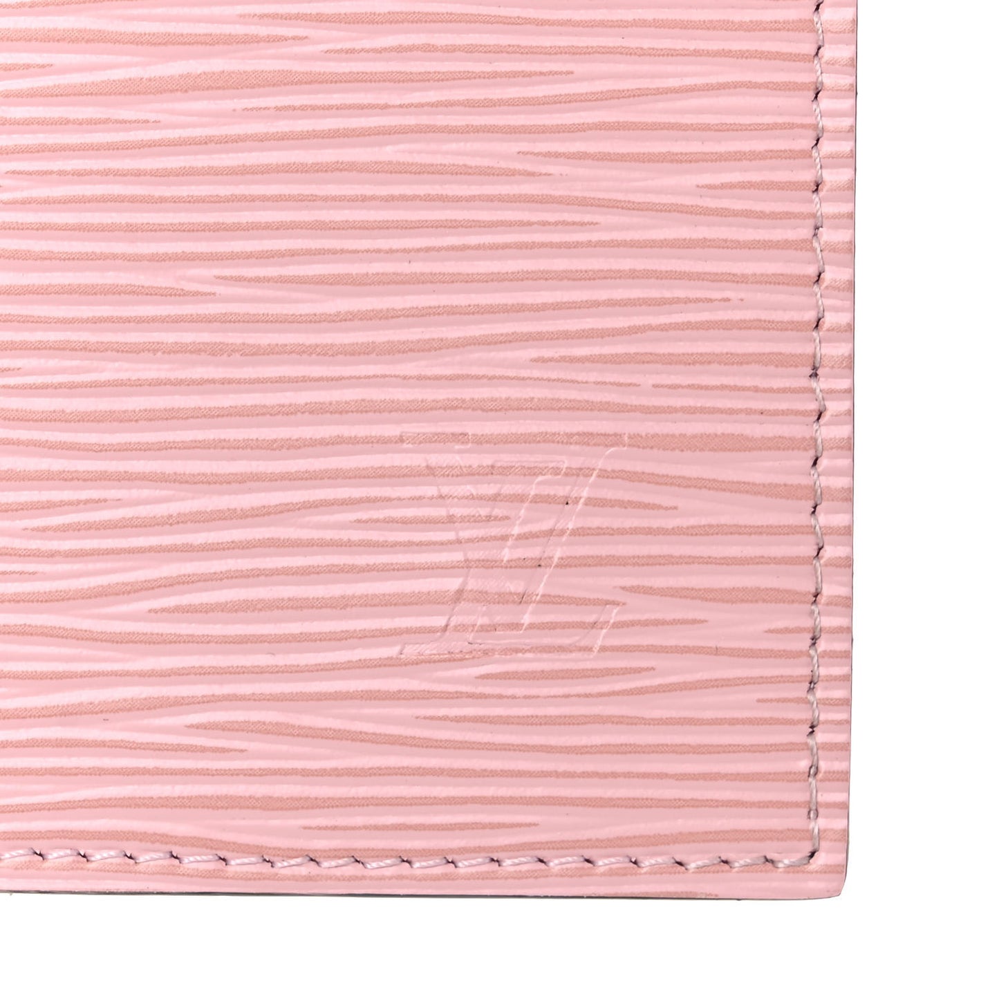 Epi Felicie Chain Wallet Zippered Insert Rose Ballerine