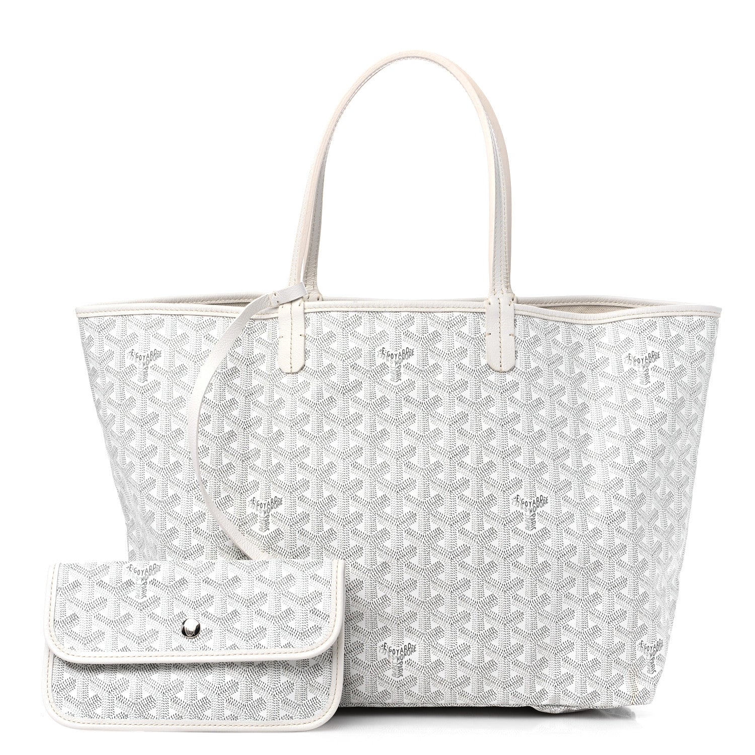 Goyard Goyardine Saint Louis PM White 1 of 9