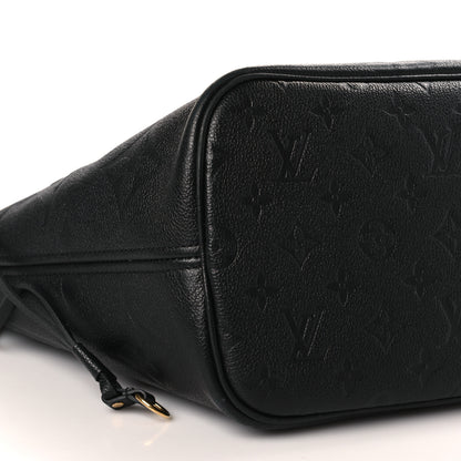Louis Vuitton Empreinte Monogram Giant Neverfull MM Black 8 of 10